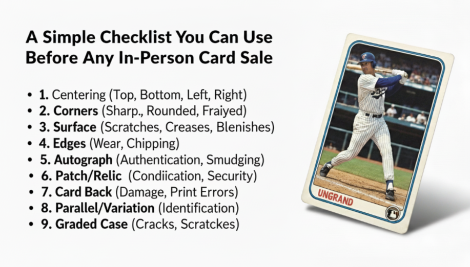 A Simple Checklist You Can Use Before Any In-Person Card Sale