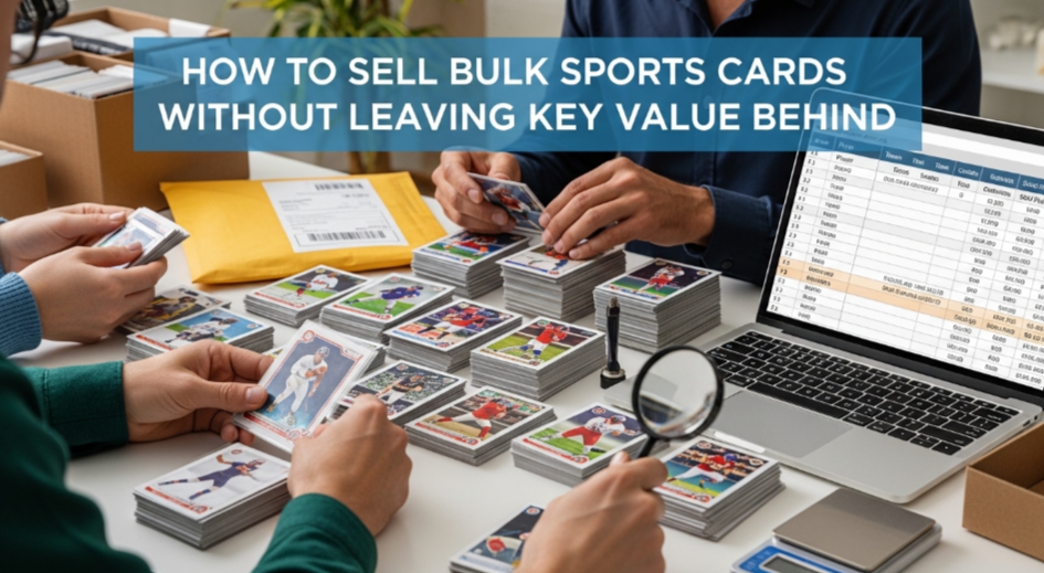 How to Sell Bulk Sports Cards Without Leaving Key Value Behind