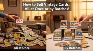 How to Sell Vintage Cards: All at Once or by Batches!