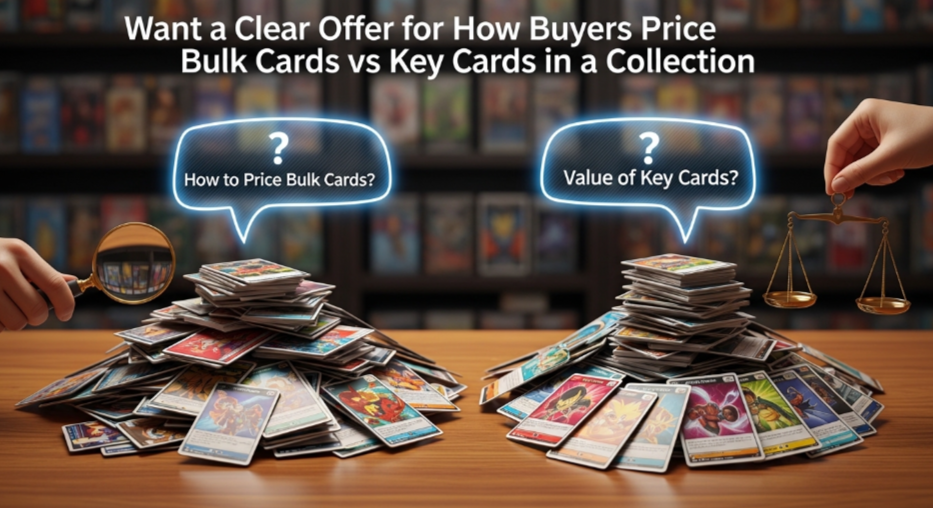 Want a Clear Offer for How Buyers Price Bulk Cards vs Key Cards in a Collection