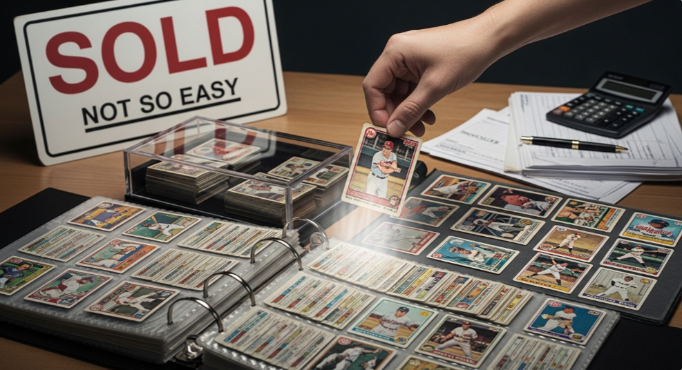 Do Understand That Baseball Card Collection Value Is Not the Same as an Easy Sale