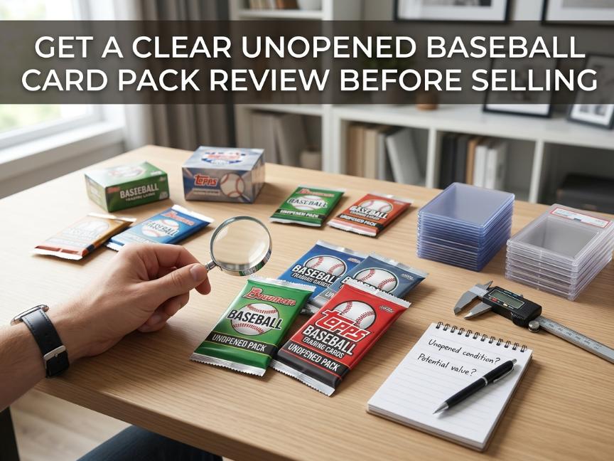 Get A Clear Unopened Baseball Card Pack Review Before Selling