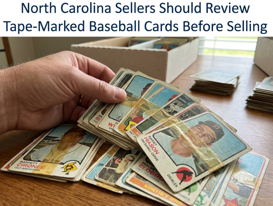 North Carolina Sellers Should Review Tape-Marked Cards Before Selling