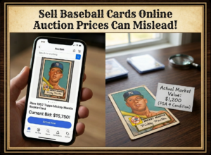 Sell Baseball Cards Online Auction Prices Can Mislead!