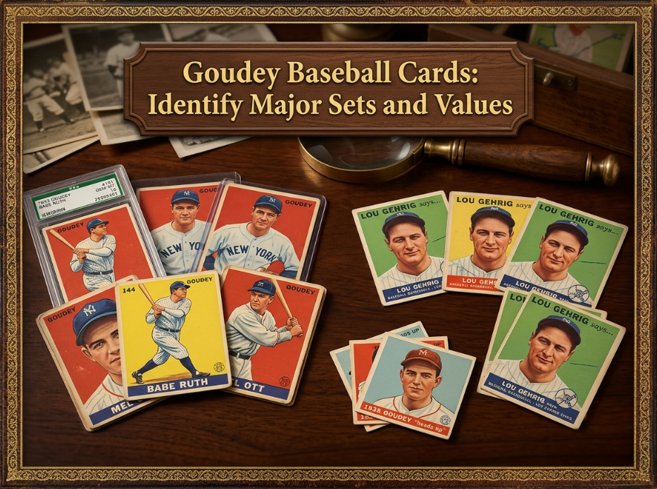Goudey Baseball Cards: Identify Major Sets and Values